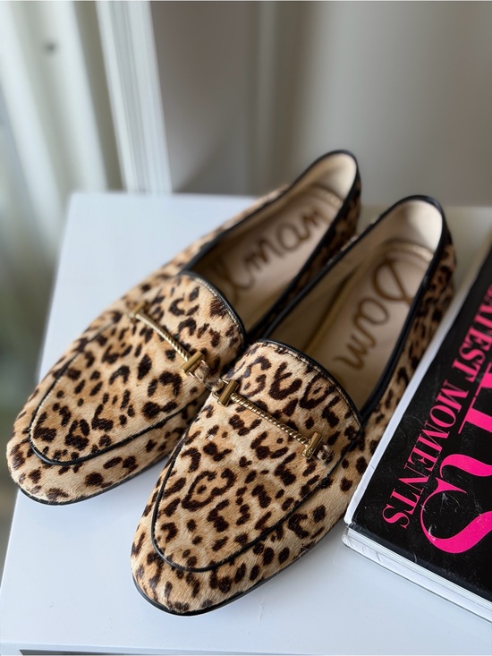 Sam Edelman Shoes - Sam Edelman Leopard Print Loafers with Gold Bit